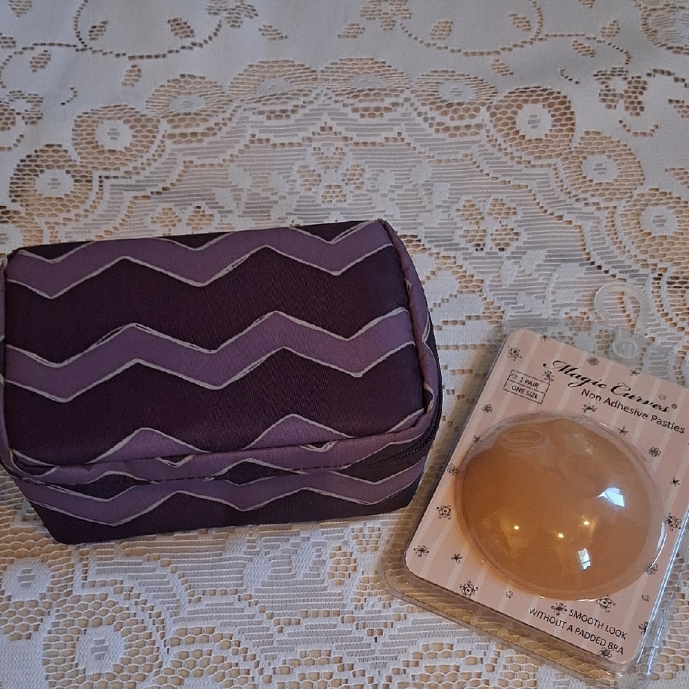 Non Adhesive Pasties  and Thirty-one Cosmetic Case
